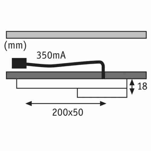 Мебельный светодиодный светильник Paulmann Micro Line Led Setup 93567
