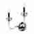 Бра iLamp Vibe W9474-2 Nickel Бра iLamp Vibe W9474-2 Nickel