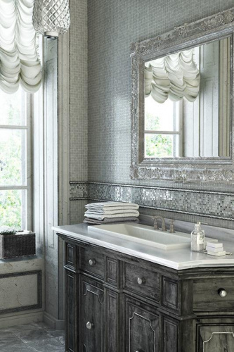 Мозаика Skalini Mercury Grey MRC (Grey)-2 чип 23х23х10 30х30