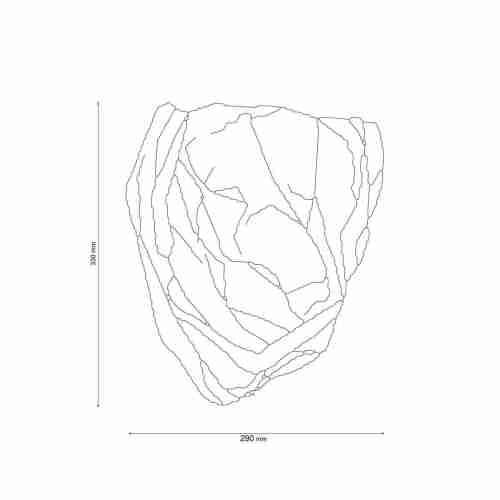 Настенный светильник Lucia Tucci Pietra Isola W127.1