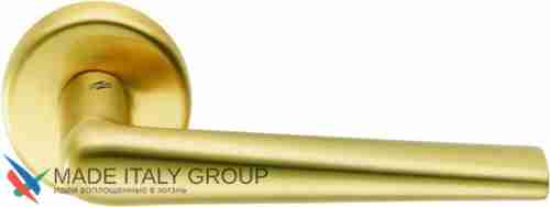 Дверная ручка на круглом основании COLOMBO Robotre CD91RSB-OM матовое золото PVD