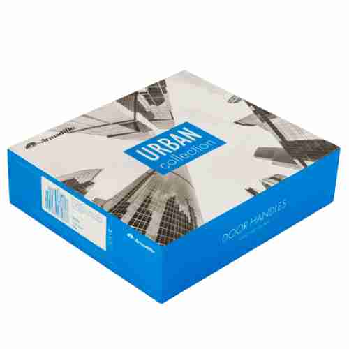 Комплект на 4 двери - Ручки дверные межкомнатные Armadillo STONE UCS СР-8 хром