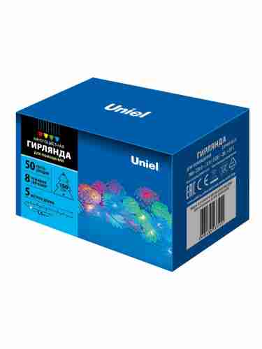 Светодиодная гирлянда Uniel Шишки 220V разноцветный ULD-S0500-050/DTA Multi IP20 Pine Cones UL-00007193