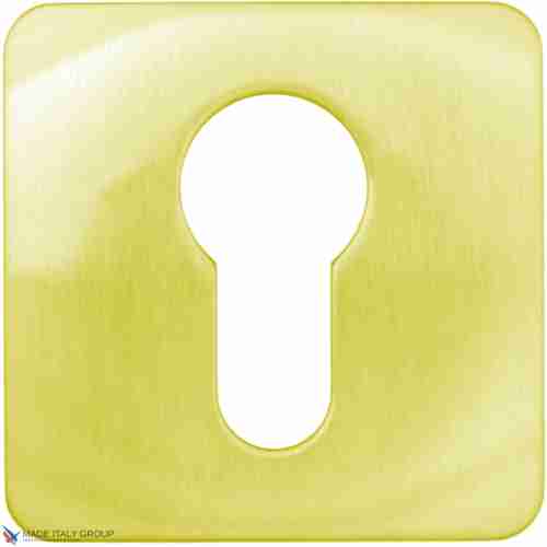 Накладка под цилиндр на квадратном основании COLOMBO PT13-OM матовое золото (2 шт)