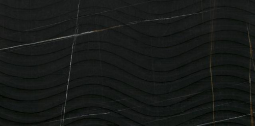 Керамогранит Impronta Marble Experience Sahara Noir Sq. Onda настенная 120х60