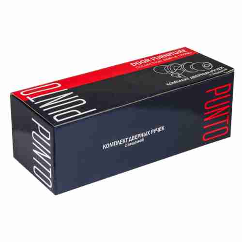 Ручка защелка 6072 BL-P (без фик.) черный