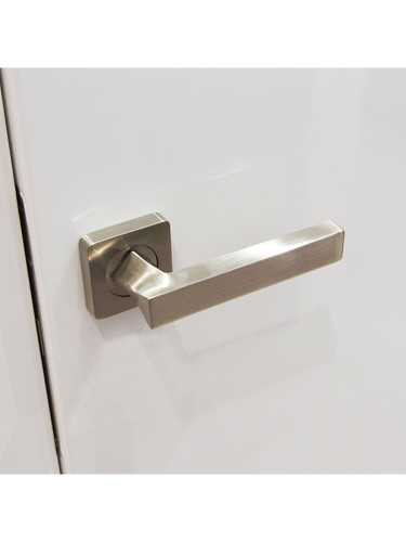 Ручка дверная Armadillo (Армадилло) межкомнатная K.SQ52.CORSICA (CORSICA SQ003) SN-3 матовый никель  Набор 7