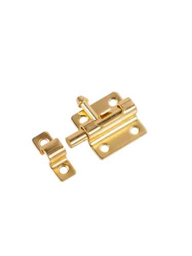 Шпингалет Ajax (Аякс) мебельный металлический SPD40х30 GP золото