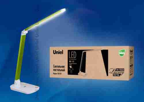 Настольная лампа Uniel TLD-521 Green/LED/800Lm/5000K/Dimmer 10083