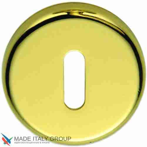 Накладка под ключ буратино на круглом основании COLOMBO CD1063G-OL полированная латунь (2 шт)