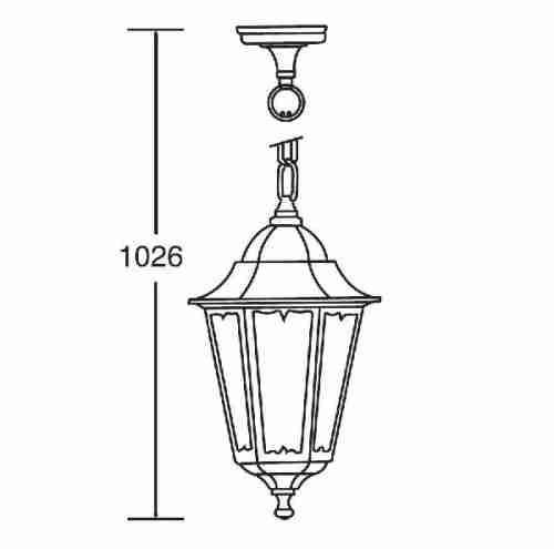 Уличный подвесной светильник Oasis Light 79805M 79805M Bl