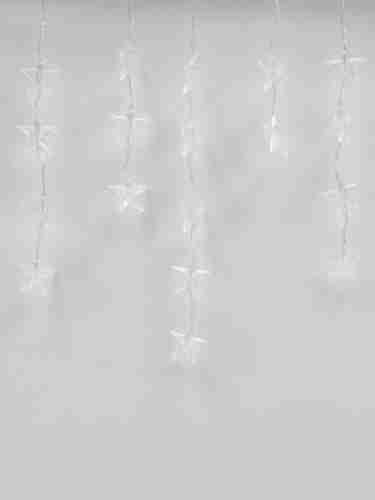 Светодиодная гирлянда Uniel занавес 220V белый ULD-E5505-196/DTK WHITE-BLUE IP20 STARS-1 UL-00001410