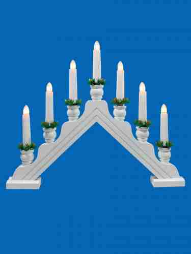 Фигурка «Новогодняя горка» 34х39см Uniel UDL-L7301-007/SWA/WW White Bridge UL-00007389