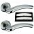 Ручка дверная межкомнатная Adden Bau Twin A127-02 Chrome хром
