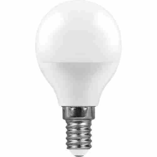 Лампа светодиодная Feron E14 11W 6400K Шар Матовая LB-750 25948