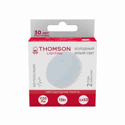 Лампа светодиодная Thomson GX53 13W 6500K таблетка матовая TH-B4014