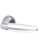 Ручка дверная межкомнатная Armadillo R.URB52.ARC CP/White-14 хром/белый с Заверткой, Магнитным замком Fuaro и Петлями Fuaro Ручка дверная межкомнатная Armadillo R.URB52.ARC CP/White-14 хром/белый с Заверткой, Магнитным замком Fuaro и Петлями Fuaro