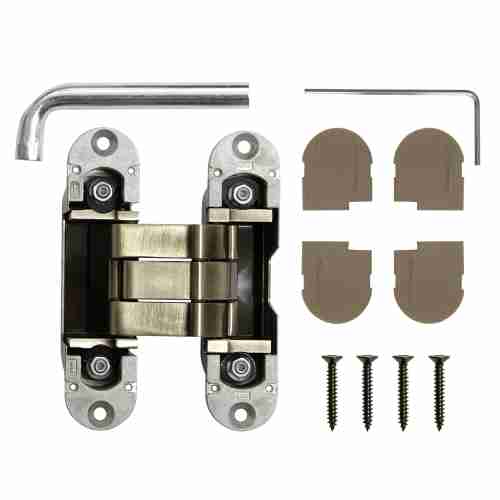 Комплект 2 шт. - Петля Armadillo (Армадилло) скрытой установки U3D8000.VPG AB бронза TECH