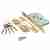 Замок врезной дверной под цилиндр Kale Kilit 189/3MF-BS45-BP-5KEY-(SP, Ros)-STB 189F0000018 золото