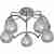 Потолочная люстра N-Light 407 407-05-13CWCBB chrome + white crack