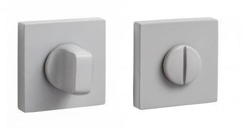 Завертка квадратная к ручкам RENZ INBK 03 Grey серый (RAL 7047)