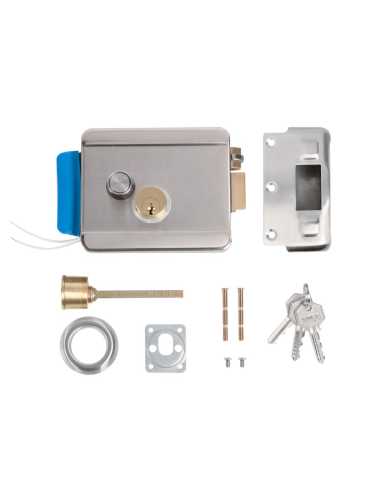 Замок Fuaro (Фуаро) накладной электромеханический FUARO-2369 INOX