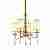 Подвесная люстра Lumina Deco Fabione LDP 1200-4 F.GD