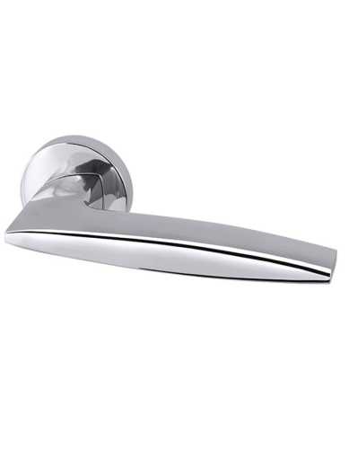 Комплект: Ручки Armadillo Urban Squid URB9 CP-8 + Завертка BK6.R.URB52 СР-8 хром