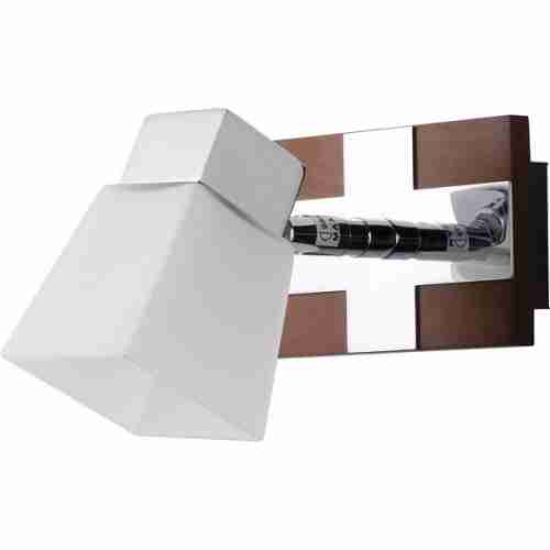 Спот N-Light 6200/1G9 chrome + brown wood