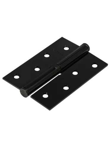 Петля разъемная карточная Morelli MSD 100X70X2.5 BL L стальная левая, врезная, цвет черный, сталь