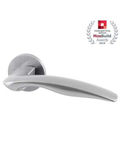 Комплект: Ручки Armadillo WAVE URS MWSC-33+Завертка+Магн замок и Петли Fuaro/итальянский тисненый