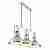 Подвесная люстра Lumina Deco Batore LDP 274-3 WT