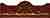 Плитка керамическая Ribesalbes Zocalo Moldura Barroca Miel (Relieve) бордюр 5х20