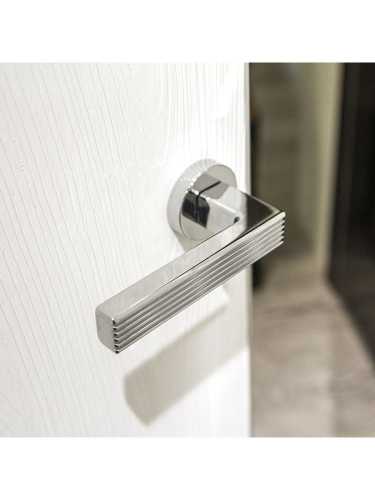 Ручка дверная Armadillo (Армадилло) межкомнатная R.URB52.LINE (LINE URB6) CP-8 хром  Набор 6