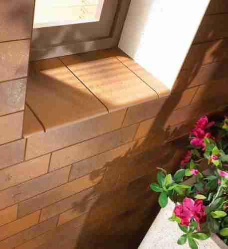 Плитка клинкерная ступень Paradyz Semir Brown структурная 33х33