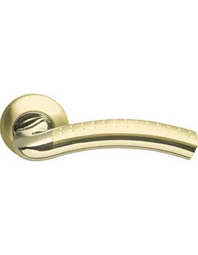 Комплект: Ручки Armadillo Libra LD26-1SG/GP-4+Завертка+Бесшумный замок Fuaro/матовое золото/золото