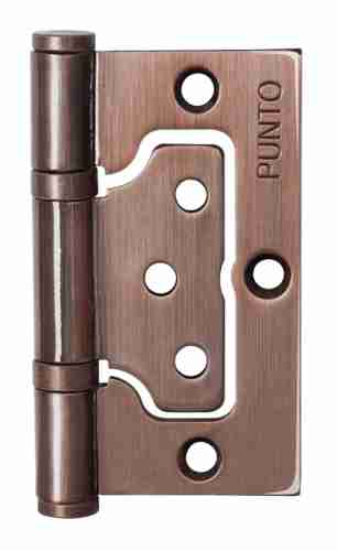 Комплект 2 шт. - Петля универсальная без врезки Punto 200-2B/HD 75x2,5 AC медь