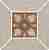 Вставка Kerama Marazzi Слим Вуд наборный ID80 9,6х9,6