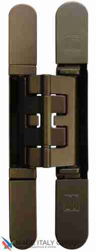 Kubica HYBRID K2460 BR петля скрытая универсальная асимметричная, цвет БРОНЗА (60 kg)