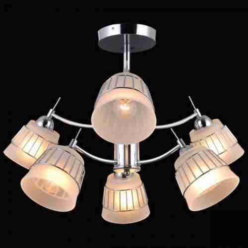 Люстра потолочная Natali Kovaltseva FRIENDLY 75088/6C CHROME