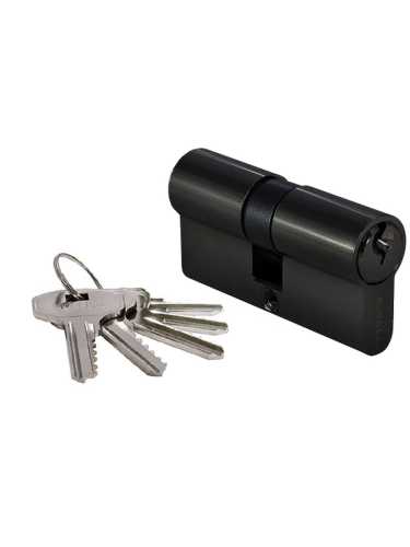 Цилиндровый механизм (личинка) Morelli 60C BL, (60мм 25+10+25), цвет - черный