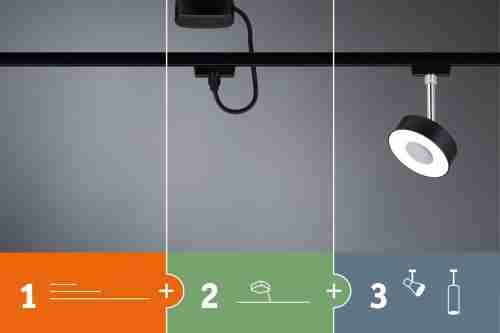 Трековый светильник Paulmann URail Spot Tube 96918