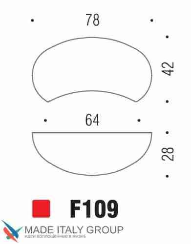 Ручка кнопка модерн COLOMBO DESIGN F109-NM матовый черный