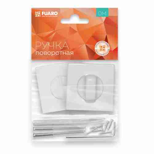 Завертка сантехническая Fuaro BK6 DM WH-19 белый
