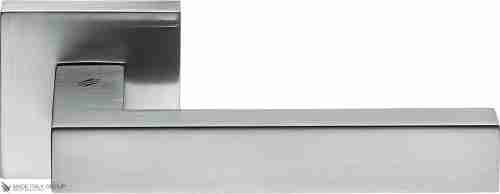 Дверная ручка на квадратном основании COLOMBO Ellesse BD21RSB-CM матовый хром