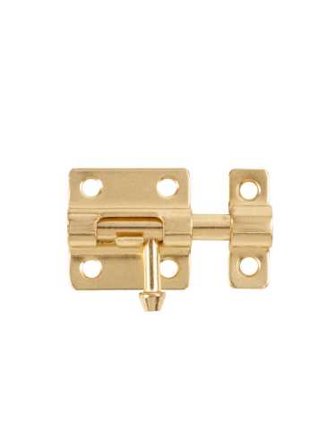 Шпингалет Ajax (Аякс) мебельный металлический SPD40х30 GP золото