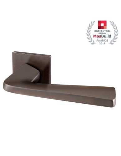 Комплект: Ручки Armadillo TORSO USS BPVD-77+Завертка+Бесшумный замок и Петли Fuaro/вороненый никель