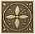 Вставка Moneli Decor Barro-co Art Taco Elis Bronce 3х3