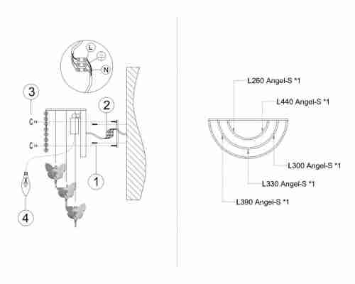 Бра Favourite Fairies 1165-2W
