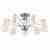 Потолочная люстра Omnilux Alghero OML-64707-09 Потолочная люстра Omnilux Alghero OML-64707-09